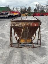 1 1/2 Yard Concrete Bucket